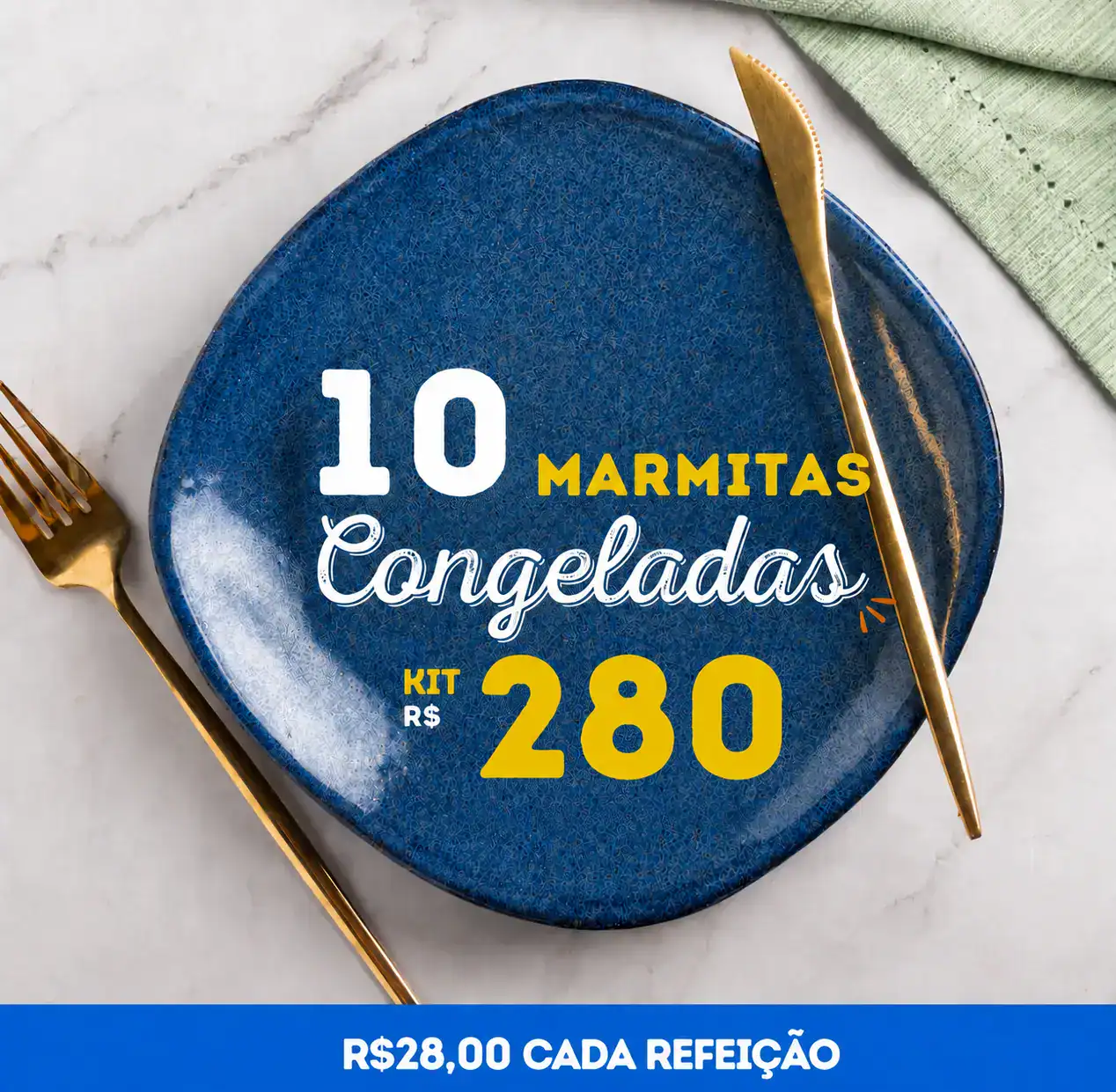Kit 10 marmitas