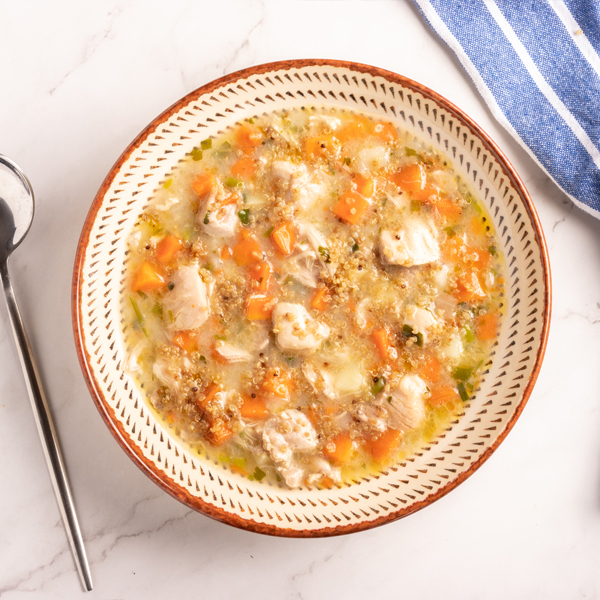 Canja de galinha com arroz