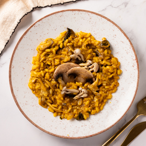 Risoto de cogumelos